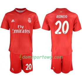 Koszulka Real Madryt Asensio 20 Dziecięcy Trzeci Koszulki Piłkarskie 2018-2019 Krótki Rękaw